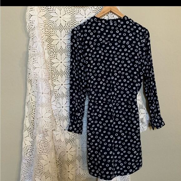 LOFT Navy Flowy Tunic/ Dress - Picture 11 of 14